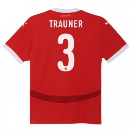 Maglia Austria Gernot Trauner 3 Prima Divisa Euro 2024
